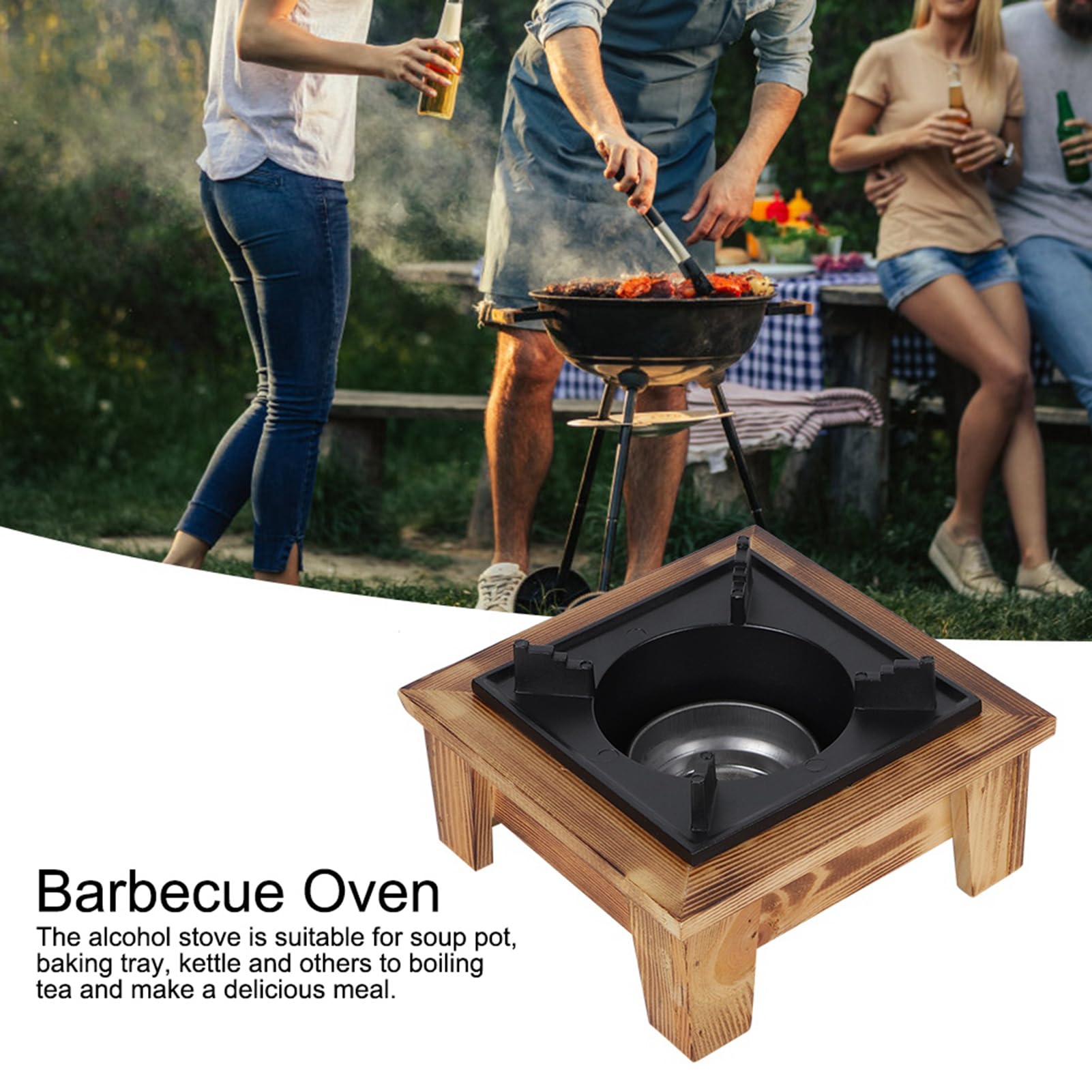 JUSTHERE Wood Alcohol Stove, Japanese Portable Small Wood Stove
